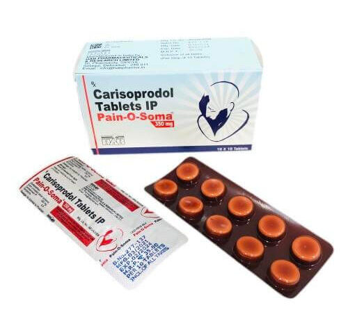 Buy Carisoprodol 350mg for Reliable Muscle Pain Relief